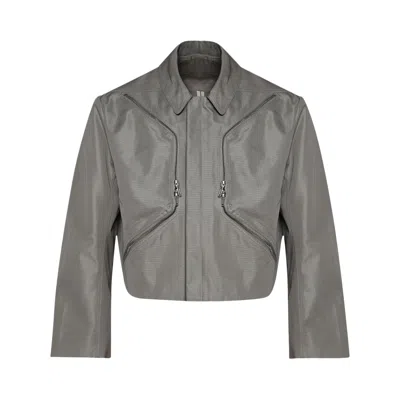 Pre-owned Rick Owens Blixa Mac Jacket 'dust' | Brown | Men's Size 50