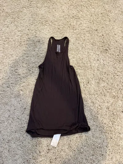 Pre-owned Rick Owens Blood Tank Top In Red