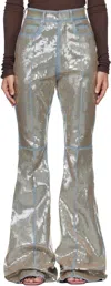 Rick Owens Jeans Bootcut In Neutral