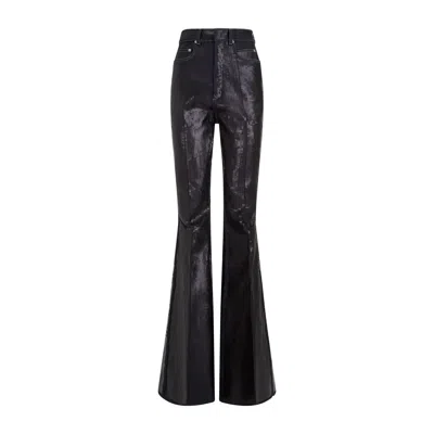 Rick Owens Blue Bolan Bootcut Pants For Women