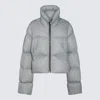 RICK OWENS RICK OWENS BLUE DOWN JACKET