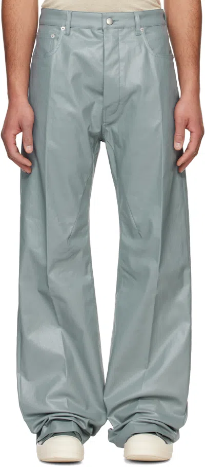 Rick Owens Blue Hollywood Geth Jeans In 66 Mouthwash