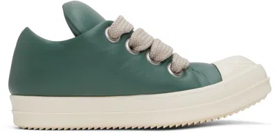 Rick Owens Blue Hollywood Jumbolace Sneakers In 6611 Mouthwash/milk/