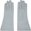 Rick Owens Blue Megablister Leather Gloves In 36 Pale Blue