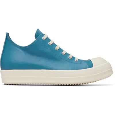 Rick Owens Blue Temple Low Sneaks Sneakers