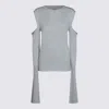 Rick Owens Woman Sweater Sky Blue Size S Virgin Wool In Pale Blue