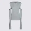 RICK OWENS RICK OWENS BLUE WOOL KNITWEAR