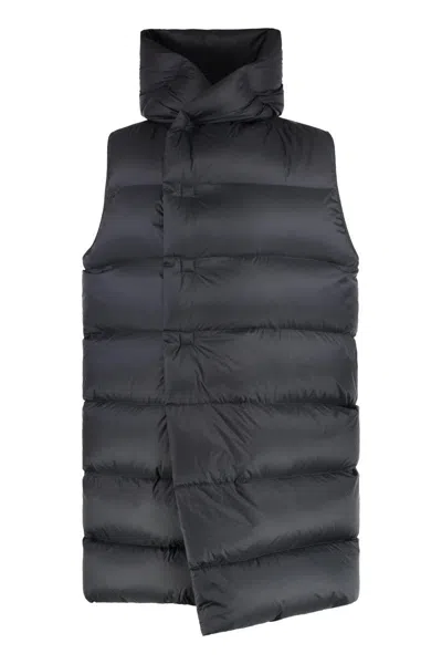 Rick Owens Bodywarmer Jacket In Black