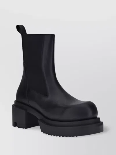 Rick Owens Bogun Ankle Boots Chunky Sole