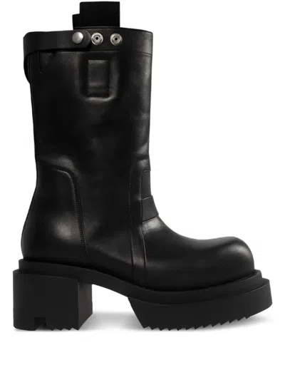 Rick Owens Bogun Boots In Black