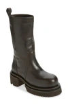 Rick Owens Bogun Platform Boot In Brown