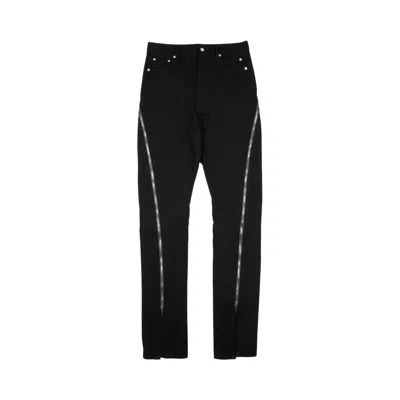 Pre-owned Rick Owens Bolan Banana Denim 'black'