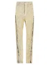 Rick Owens Gold Bolan Banana Jeans