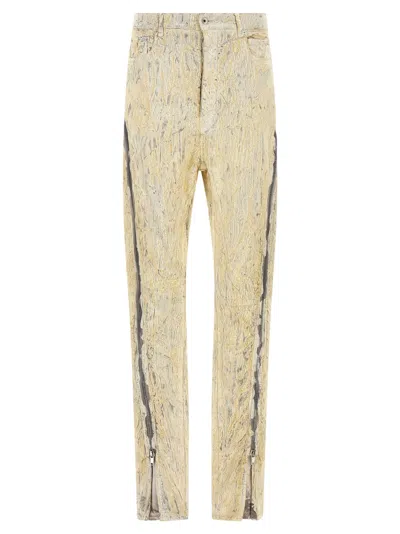 Rick Owens Bolan Banana Jeans In Neutral