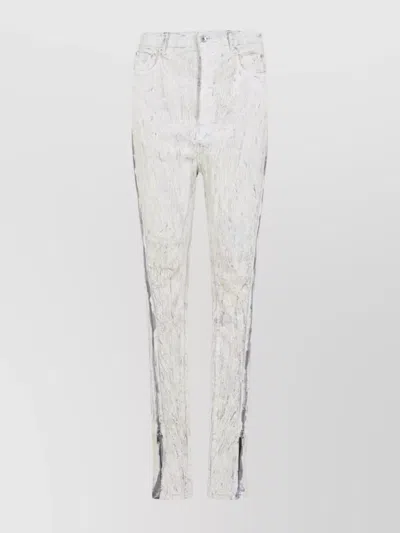 RICK OWENS BOLAN BANANA JEANS ASYMMETRIC HEM