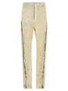 Rick Owens Gold Bolan Banana Jeans In Neutral
