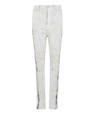 Rick Owens Bolan Banana Jeans In White