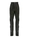 Rick Owens Bolan Banana Zip-detail High-waisted Leather Trousers In Black