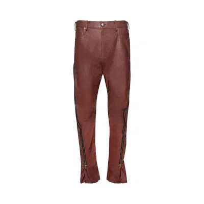 Pre-owned Rick Owens Bolan Banana Pants 'rosewood' | Red | Men's Size 30