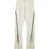 Rick Owens Bolan Banana Zip Raw Hem Jeans In Dinge