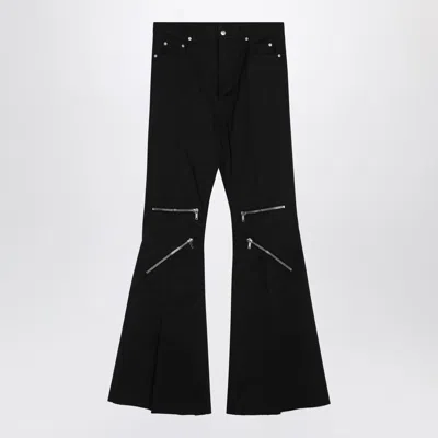 Rick Owens Bolan Black Cargo Jeans Men