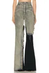 Rick Owens Bolan Bootcut In Gray