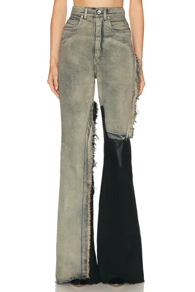 Rick Owens Bolan Bootcut In Gray
