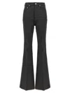 Rick Owens Bolan Stretch Denim Bootcut Jeans In Black