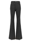 Rick Owens Bolan Stretch Denim Bootcut Jeans In Black