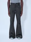 Rick Owens Bolan Bootcut Jeans In Grey