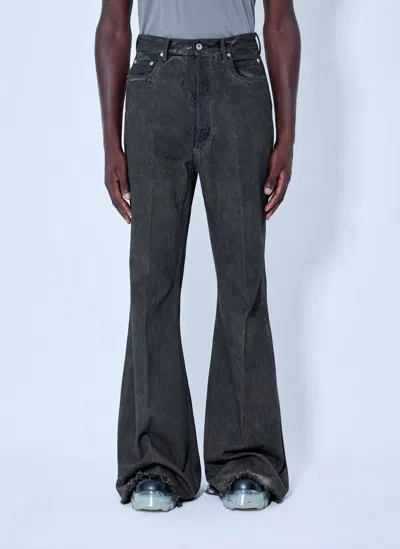 Rick Owens Bolan Bootcut Jeans In Grey