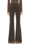 Rick Owens Bolan Bootcut Pant In Animal Print