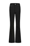 Rick Owens Bolan Bootcut Pant In Wool In Black