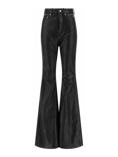 Rick Owens Bolan Bootcut Pants In Black
