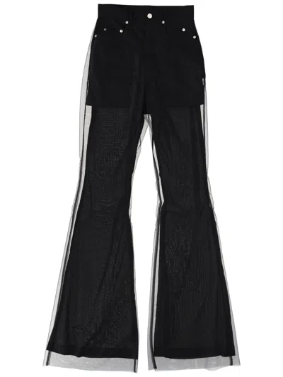 Rick Owens "bolan Bootcut" Pants In Black