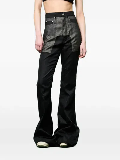 Rick Owens Bolan Bootcut Trousers In Black