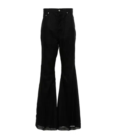 Rick Owens Bolan Bootcut Trousers In Black