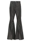 Rick Owens Cargo Trousers With Flared Legs And Zip Accents