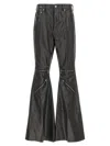 Rick Owens Cargo Trousers With Flared Legs And Zip Accents