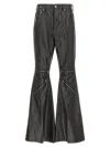 Rick Owens Cargo Trousers With Flared Legs And Zip Accents