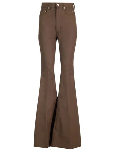 Rick Owens Bolan Coated Jeans