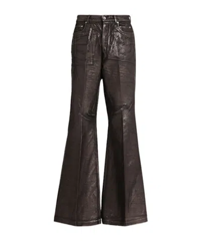 Rick Owens Bolan Cotton Denim Jeans In Black
