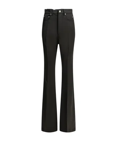 Rick Owens 'bolan' Flared Jeans In Black