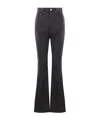 Rick Owens Bolan High-waist Bootcut Jeans In Black