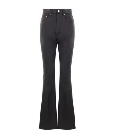 Rick Owens Bolan High-waist Bootcut Jeans In Black