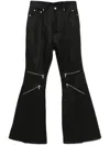 Rick Owens Bolan Cargo Pants In 09 Black