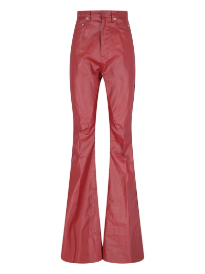 Rick Owens 'bolan' Jeans In Red