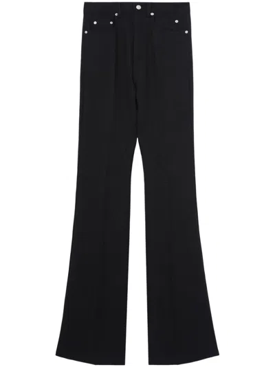Rick Owens Bolan Trousers In 黑色