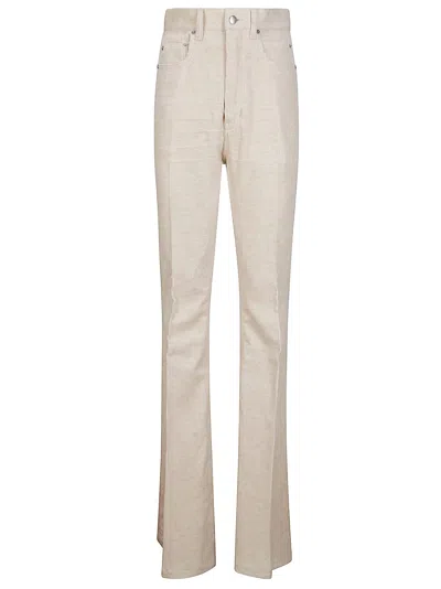 Rick Owens Boland Bootcut Trousers In Brown