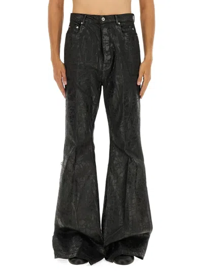 Rick Owens Bolans" Denim Pants In Black